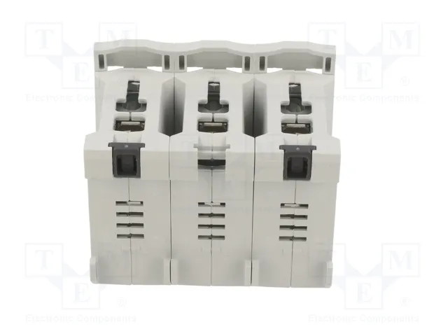 MERSEN Socle D02 pour rail DIN 63A 3 pôles
