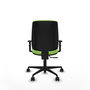 PIQUERAS Y CRESPO Chaise Alares Synchro Vert pistache, Base nylon noir
