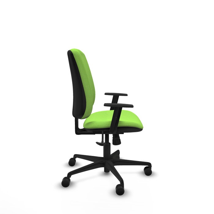 PIQUERAS Y CRESPO Chaise Alares Synchro Vert pistache, Base nylon noir