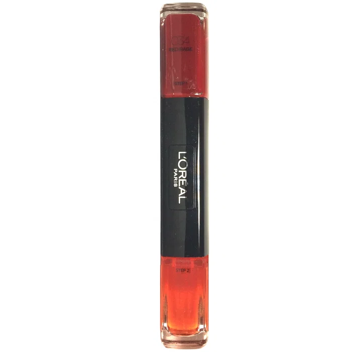 L'Oreal Paris Infallible Vernis à ongles 2-en-1 034 Rage rouge (Pack de 2 x 5 ml) L'Oreal Paris Infallible Vernis à ongles 2-en-1 034 Rage rouge (Pack de 2 x 5 ml)