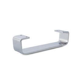 Q&Q Pattes de meuble Nimian H49 L184 en métal chromé - Support pour canapé, sofa