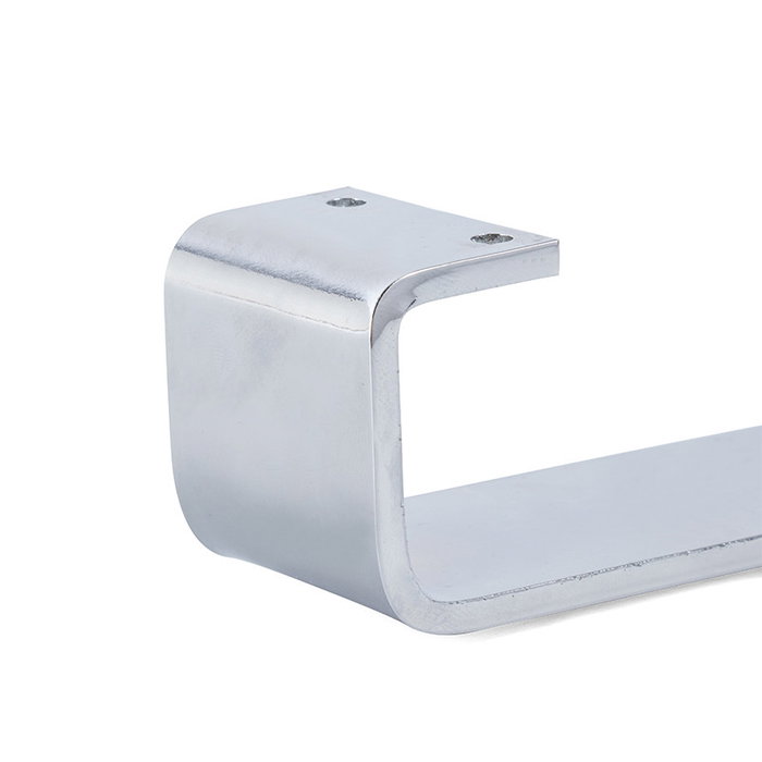 Q&Q Pattes de meuble Nimian H49 L184 en métal chromé - Support pour canapé, sofa Q&Q Pattes de meuble Nimian H49 L184 en métal chromé - Support pour canapé, sofa