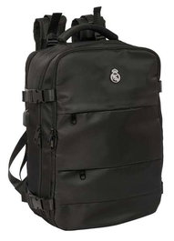 Safta Mochila de voyage cabine portable 15,6 pouces Real Madrid Noir 29 x 44 x 19 cm, pour ordinateur portable