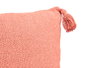Giftdecor Coussin Pompon Teja 45x45 cm avec Housse en Coton et Rembourrage Polyester (Set de 8)