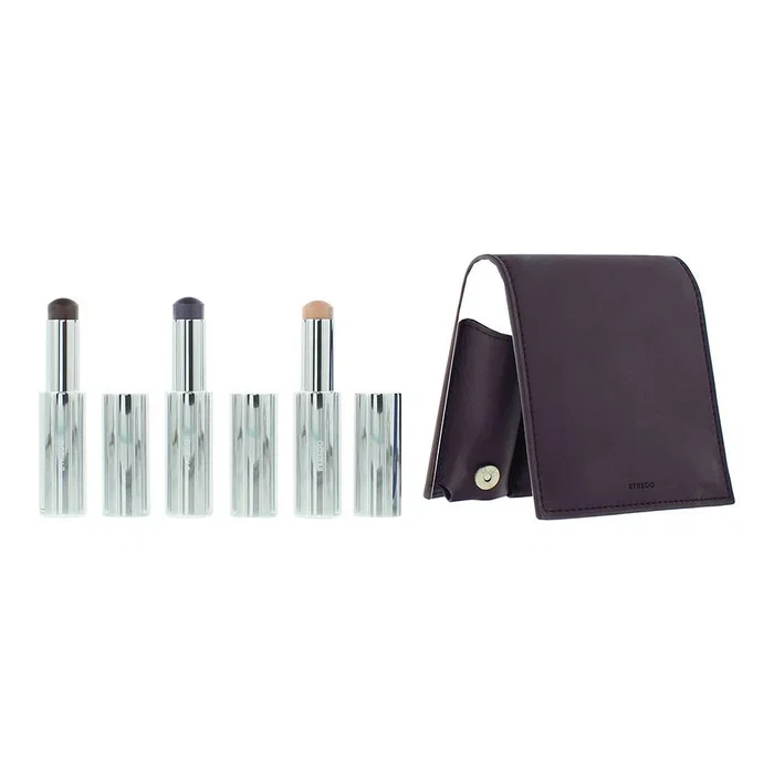Byredo Plum Set avec 3 Colour Sticks et pochette en cuir Byredo Plum Set avec 3 Colour Sticks et pochette en cuir
