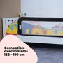 Safety 1St Barrière de lit enfant pliable en maille