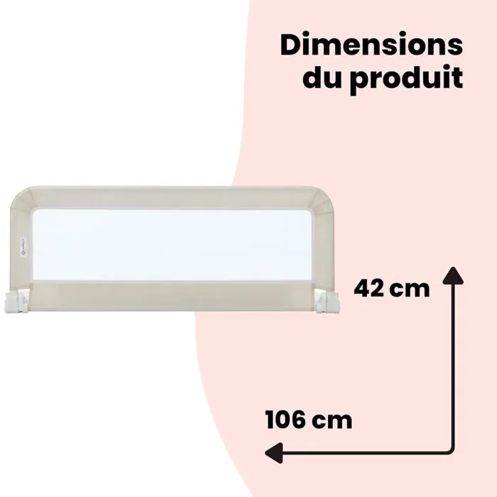 Safety 1St Barrière de lit enfant pliable en maille