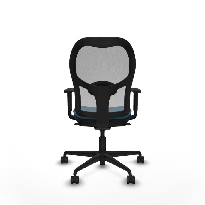 Chaise de Bureau Piqueras y Crespo 1D036N0 Gris Vert pétrole