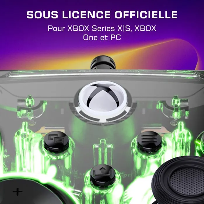 Turtle Beach Afterglow Manette de jeu filaire Transparente pour Xbox et PC Turtle Beach Afterglow Manette de jeu filaire Transparente pour Xbox et PC