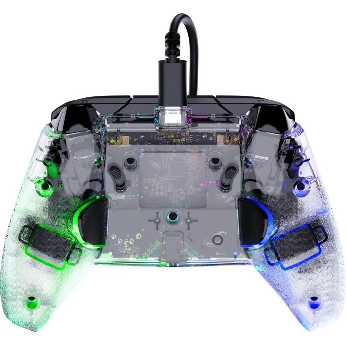 Turtle Beach Afterglow Manette de jeu filaire Transparente pour Xbox et PC Turtle Beach Afterglow Manette de jeu filaire Transparente pour Xbox et PC