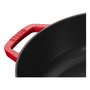 Staub Casserole ronde Chistera 28 cm rouge cerise, Référence 40511-474-0 (405114740)