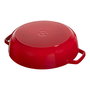 Staub Casserole ronde Chistera 28 cm rouge cerise, Référence 40511-474-0 (405114740)