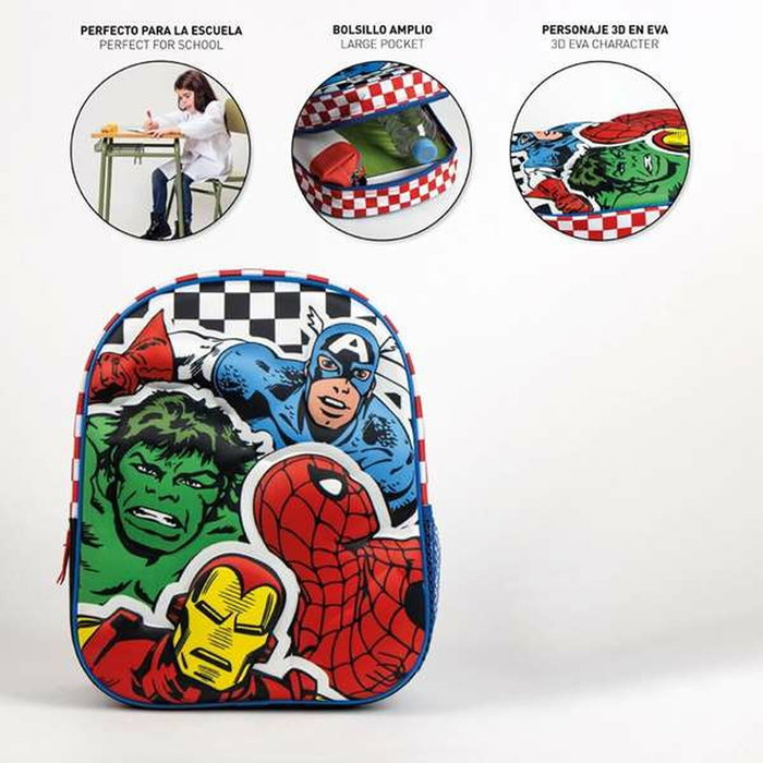 Cartable 3D The Avengers Noir 25,0 x 31,0 x 10,0 cm Cartable 3D The Avengers Noir 25,0 x 31,0 x 10,0 cm