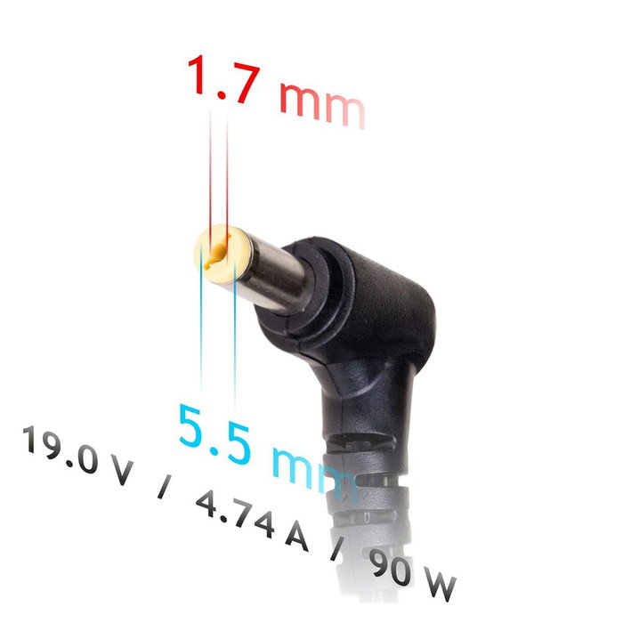 AKYGA Alimentation 90W 19V 4,74A Connecteur 5,5/1,7 pour Acer AKYGA Alimentation 90W 19V 4,74A Connecteur 5,5/1,7 pour Acer