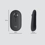 Logitech MK470 Combo Clavier et Souris Sans Fil Silencieux et Fin - Profil Slim pour Windows - Clavier AZERTY Français