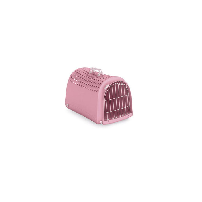 Cage de Transport IMAC LINUS Rose 52 x 32 x 34,5 cm Cage de Transport IMAC LINUS Rose 52 x 32 x 34,5 cm