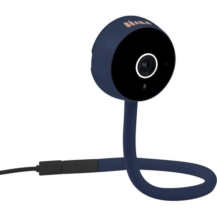 Beaba Zen Connect - Caméra vidéo surveillance bébé avec détection pleurs/mouvement, vision nocturne, capteur 3MP Full HD, Wi-Fi, application