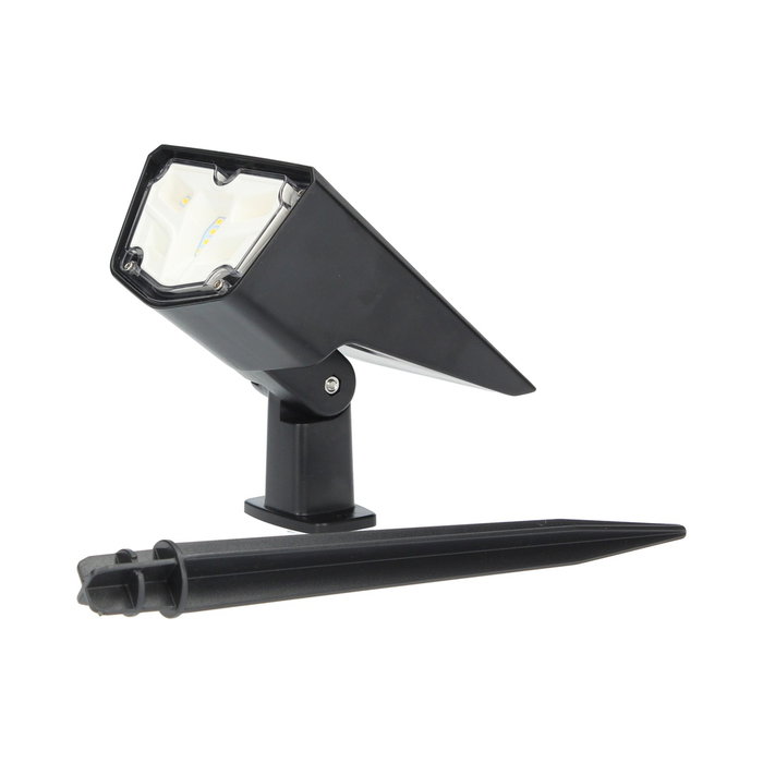 Darka Estaca de jardín solar LED 3300K IP67 regulable, Negro Darka Estaca de jardín solar LED 3300K IP67 regulable, Negro