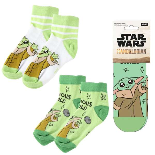 Cerdá Pack de 6 paires de chaussettes chevilles Star Wars The Mandalorian - Enfant (à partir de 3 ans) Cerdá Pack de 6 paires de chaussettes chevilles Star Wars The Mandalorian - Enfant (à partir de 3 ans)