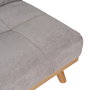 Canapé Convertible Gris Naturel 178 x 94 x 86 cm