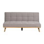 Canapé Convertible Gris Naturel 178 x 94 x 86 cm