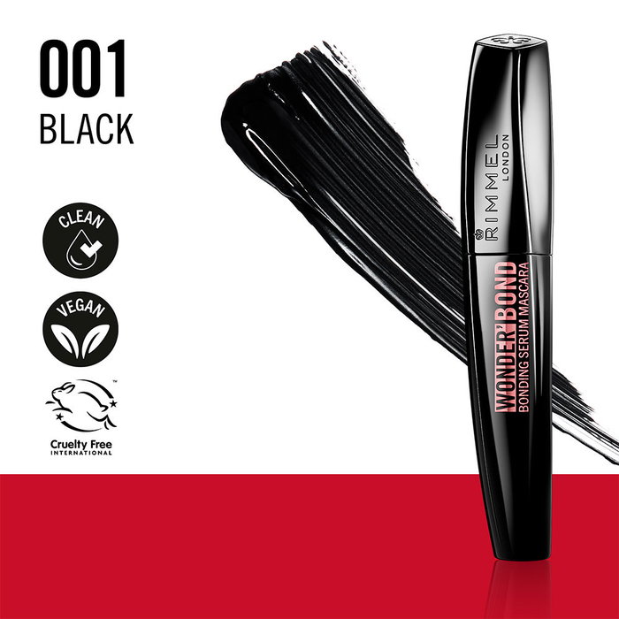 Rimmel London Mascara WONDER'BOND #001-Black 11 ml