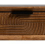 BigBuy Home Table Basse LAGOM Noir Naturel Fer Bois d'hévéa 150 x 40 x 50 cm