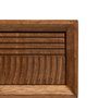 BigBuy Home Table Basse LAGOM Noir Naturel Fer Bois d'hévéa 150 x 40 x 50 cm