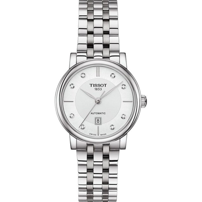 Montre Femme Tissot CARSON AUTOMATIC W-DIAMONDS (Ø 30 mm) Montre Femme Tissot CARSON AUTOMATIC W-DIAMONDS (Ø 30 mm)