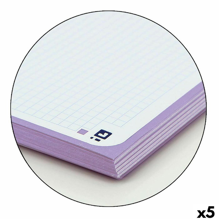 Cahier à Spirale Oxford A4 80 Volets (5 Unités)