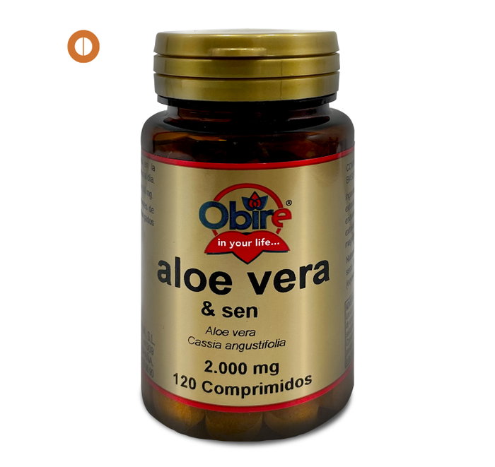 OBIRE Aloe vera 2000 mg avec séné, 120 comprimés