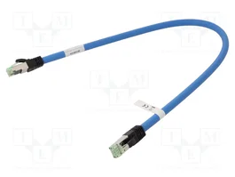 GOOBAY Câble Ethernet Patch Cord Cat 8.1 S/FTP 0,5m Bleu