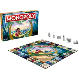 Monopoly Édition Lilo & Stitch - Jeu de société Winning Moves - De 2 à 8 joueurs - À partir de 6 ans