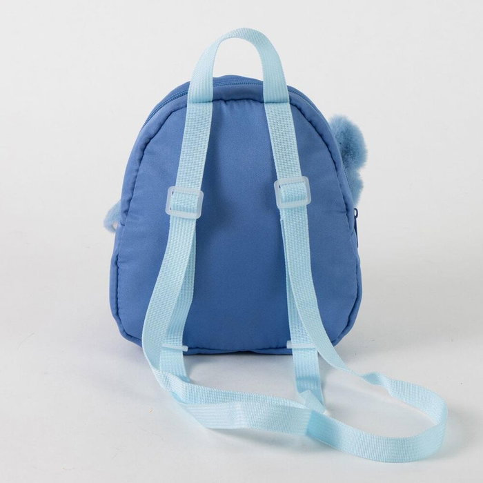 Cerdá Sac à dos de garderie personnage peluche Stitch Bleu