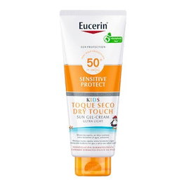Eucerin Sun Kids Sensitive Protect Gel FPS50+ 400 ml - Protection Solaire Très Haute pour Enfants à Peau Sensible