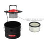 Wolfpack Filtre pour Aspirateur à Cendres 1200W 15L avec Protection Métallique