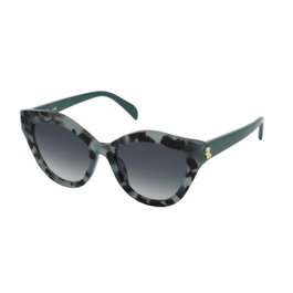 Tous STOC18-5306YT - Lunettes de soleil bleu avec verres gris dégradés