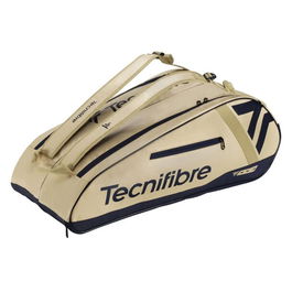 Etui à raquette Tecnifibre Tour Endurance Sand 12R Marron Clair