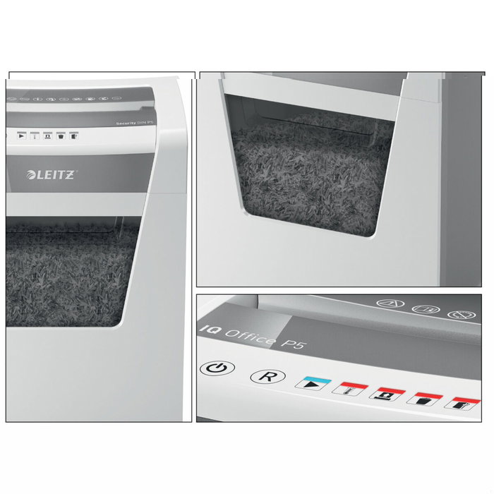 Déchiqueteuse de Papier Coupe Fine Leitz Office P5