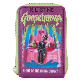 LOUNGEFLY Sacoche Goosebumps Night of the Living Dummy, Pliage, détails en relief, PU, 6.875 * 10.625 cm, 7x11 cm, pour Collectionneur