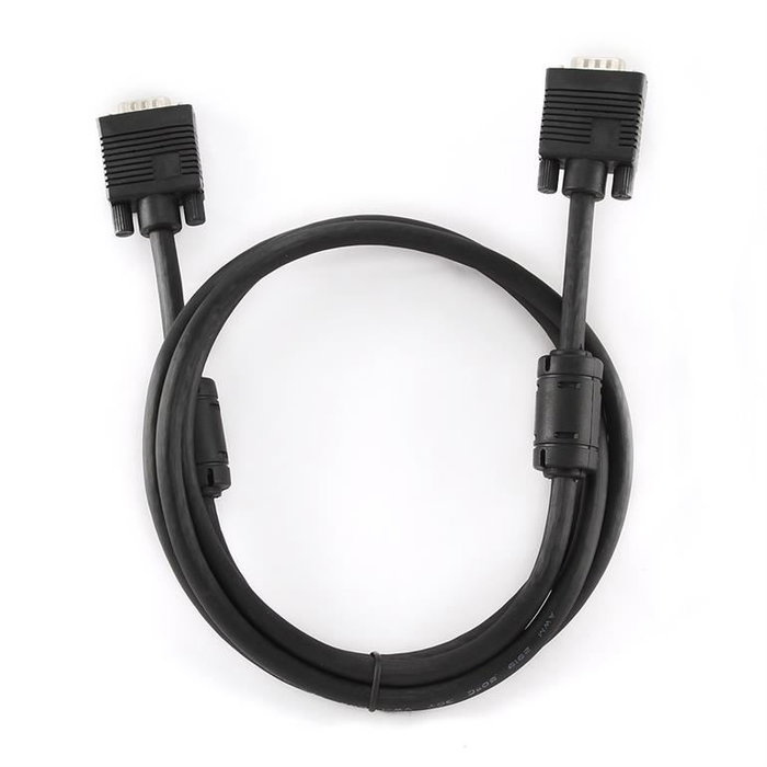 Gembird Câble de moniteur HD15M 1,8 m CC-PPVGA-6B avec double blindage et noyau de ferrite