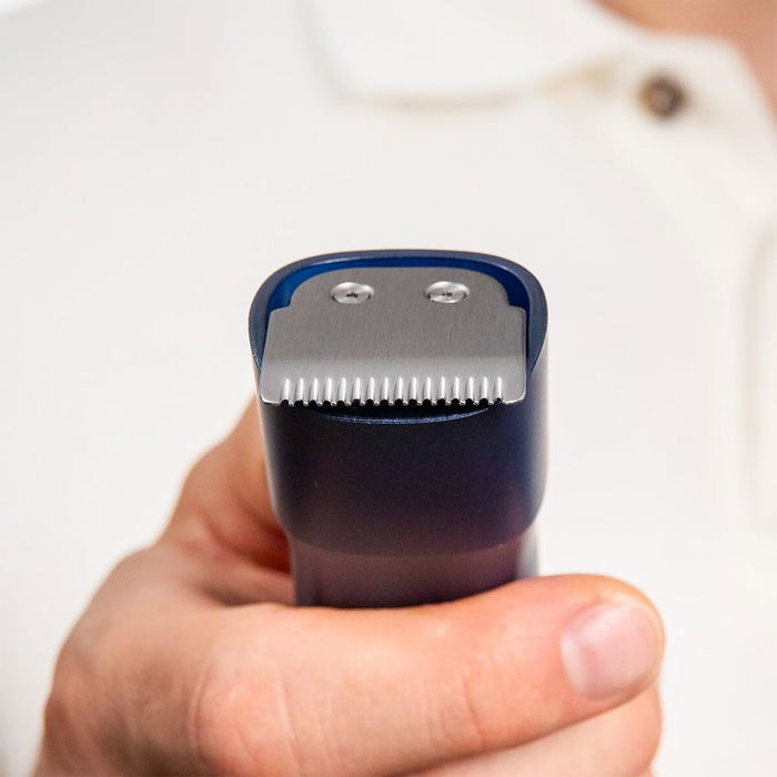 Tondeuse professionnelle Cecotec PrecisionCare Barber Pro rechargeable IPX7 bleu accessoires