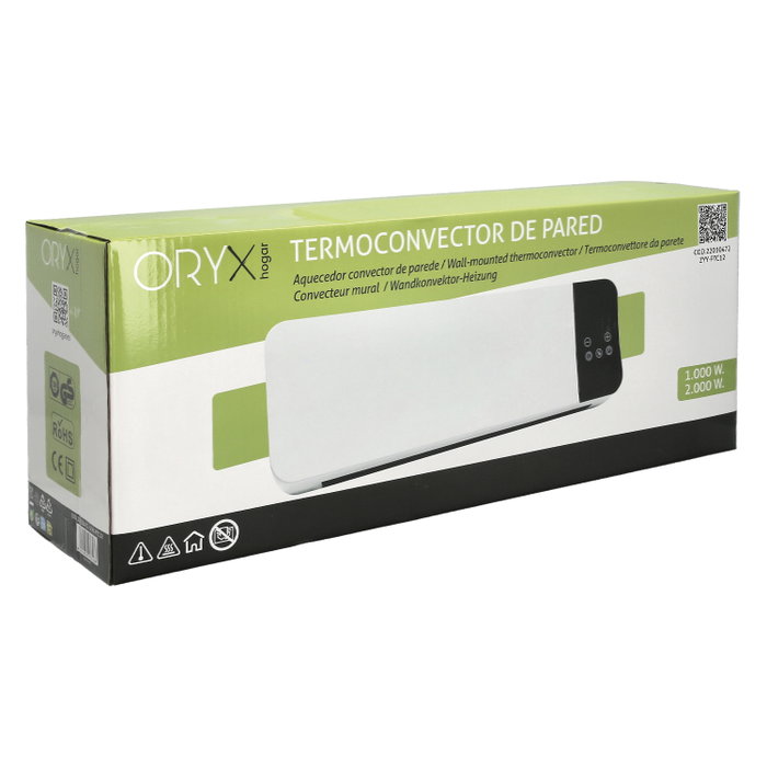 ORYX Termoconvecteur Mural Split 1000/2000W ORYX Termoconvecteur Mural Split 1000/2000W