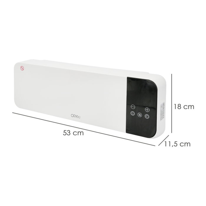 ORYX Termoconvecteur Mural Split 1000/2000W ORYX Termoconvecteur Mural Split 1000/2000W