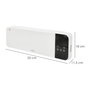ORYX Termoconvecteur Mural Split 1000/2000W