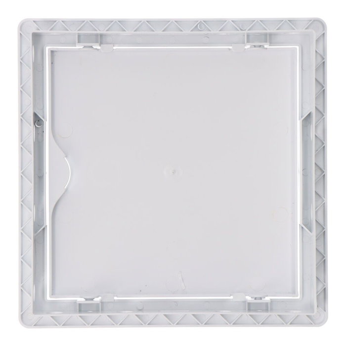 EDM Trappe de visite carrée encastrable ABS 15x15 cm blanche