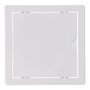 EDM Trappe de visite carrée encastrable ABS 15x15 cm blanche