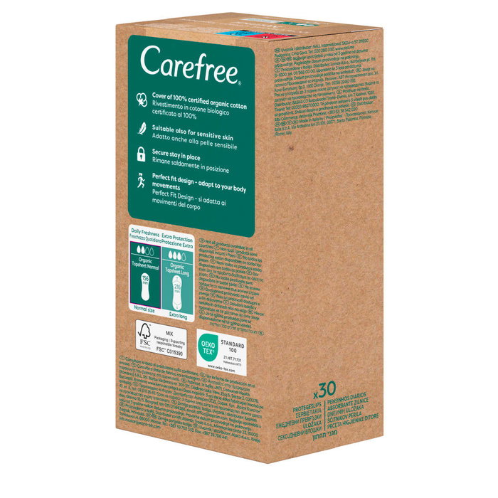 Carefree Protège-slips Coton Biologique Normal 30 u Carefree Protège-slips Coton Biologique Normal 30 u