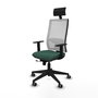 Chaise de Bureau avec Appui-tête Piqueras y Crespo 1D066G1 Vert