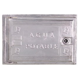 WOLFPACK LINEA PROFESIONAL Porte compteur d'eau aluminium 300x400 mm